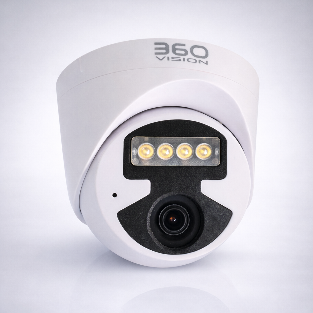 DOME PLASTIQUE FULL COLOR IP 4MP